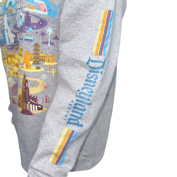 Disney Parks Authentic Original Disneyland Resort Sweatshirt Adult Size Medium - Picture 3 of 8